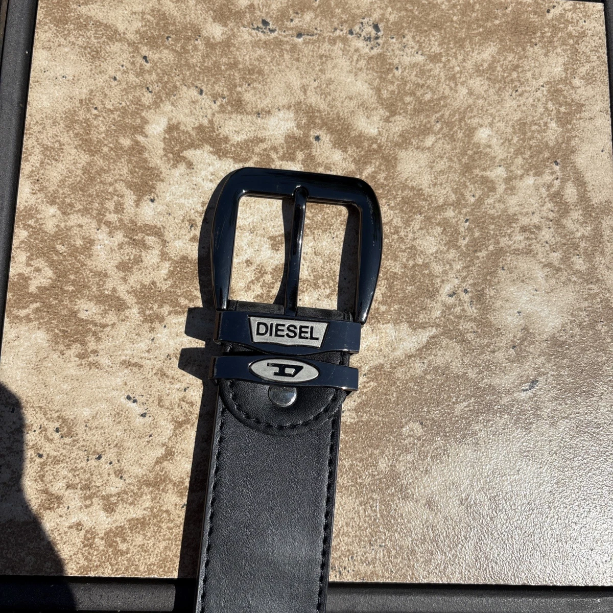Diesel Leather Black Belts for Men for sale | eBay UK