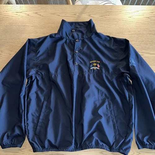 Vintage 1997 Ryder Cup Valderrama Golf Jacket Men's Large ProGroup Made in USA - product listing photo