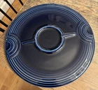 Fiesta Ware 12" Serving Tray / Cake Plate Cobalt Blue