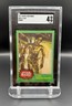 Topps 1977 Star Wars #207 C-3PO Golden Rod Error SGC 4