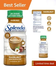 Sugar-Free Hazelnut Coffee Creamer, Only 15 Calories - 8 Fl Oz Sophistication