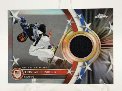 2026 Topps Chrome US Winter Olympics Tristan Feinberg Team USA Relic #USM-TF