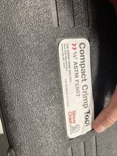 Sioux Chief 305-7120 1/2" Compact PEX Ring Crimp Tool with Carrying Case