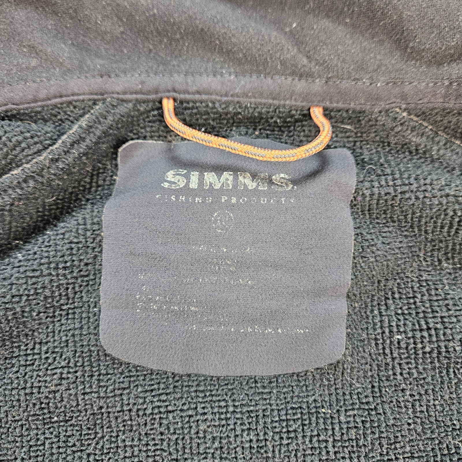 Simms Jacket Mens Medium Brown Softshell Hooded W… - image 4