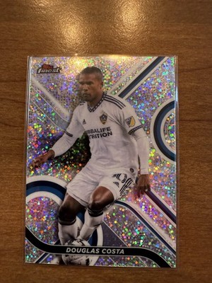 2022 Topps Finest MLS Douglas Costa Speckle Refractor 74/175 LAFC Galaxy Brazil