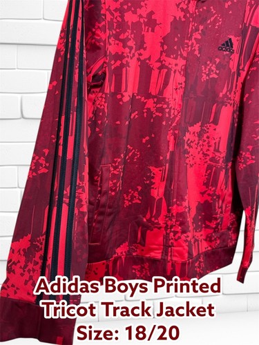 Adidas Printed Tricot Track Jacket Youth Size: 18/20 - Picture 11 of 11