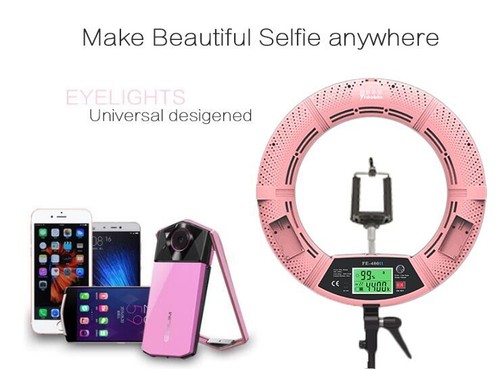 96W FE-480II Dimmable LED Ring Light With Remote Control LCD Display For Makeup - Picture 2 of 11