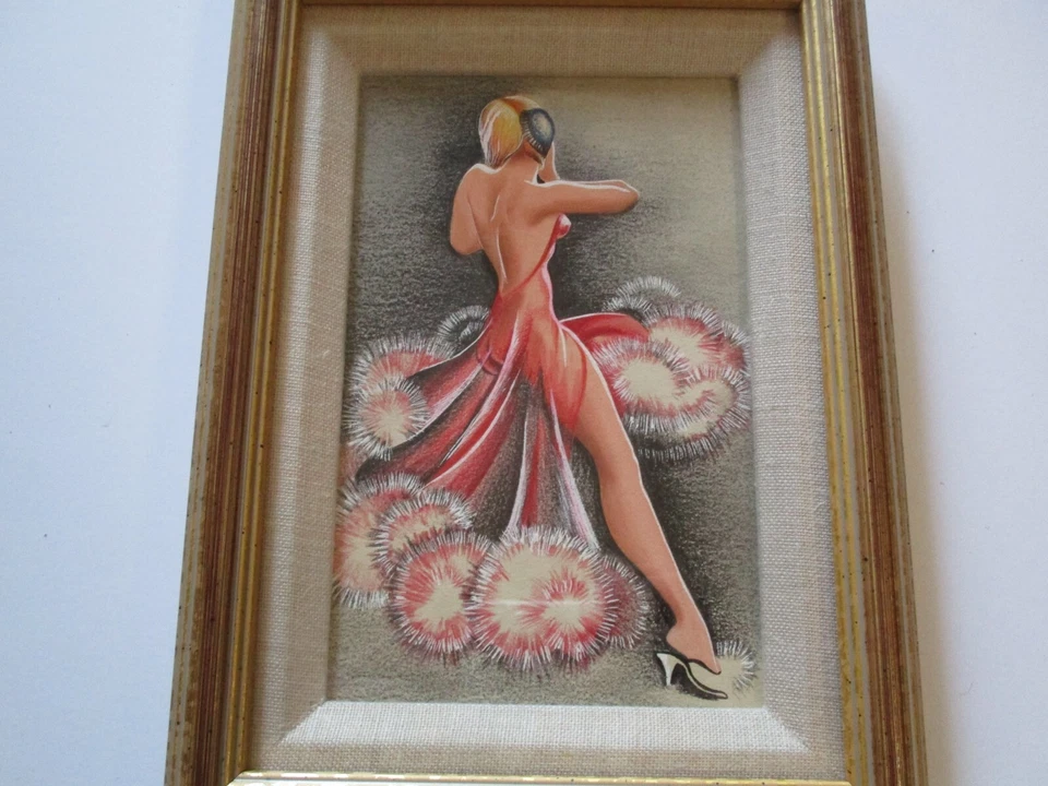 КАРТИНА РУТ БЕЛЛИТТО АМЕРИКАНСКАЯ ПИН-АП ДЕВУШКА СЕРЕДИНЫ ВЕКА КРАСИВАЯ ЖЕНЩИНА МОДЕЛЬ 1950 - Изображение 3 из 4