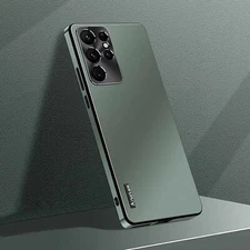 For Samsung Galaxy S24 S25 Ultra S23+ Shockproof Metal Aluminum Back Case Cover