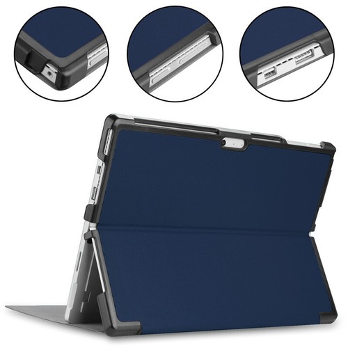 For Microsoft Surface Pro 4/5/6/7 PU Leather Stand Case Shockproof Smart Cover - Picture 35 of 52
