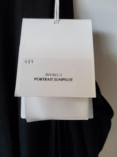 Viktoria And Woods Portrait JUMPSUIT NWT Black Size 0. Rrp$449 - Picture 6 of 13
