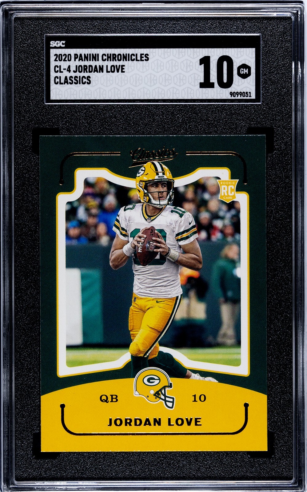 2020 Panini Chronicles Classics #4 Jordan Love SGC 10 GEM MINT RC