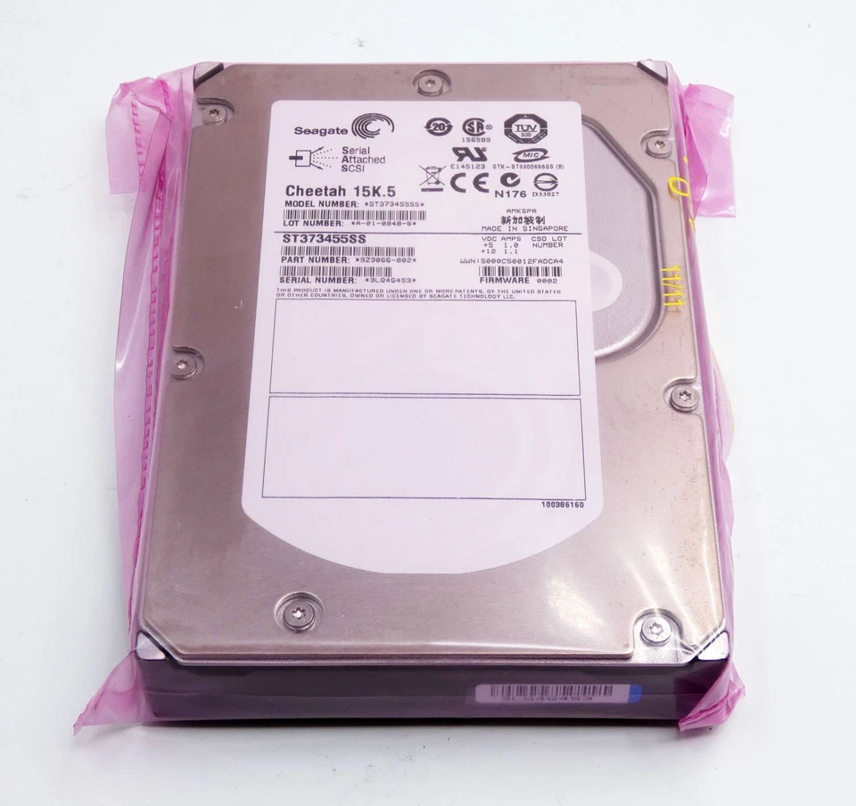 Seagate Cheetah 15K.5 ST373455SS 73GB SAS Serial Attached SCSI 3.5" HDD -unused- - Bild 2 von 4