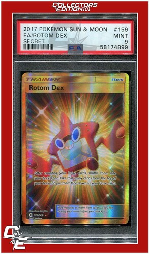 Rotom Dex graded PSA 9 for sale on eBay