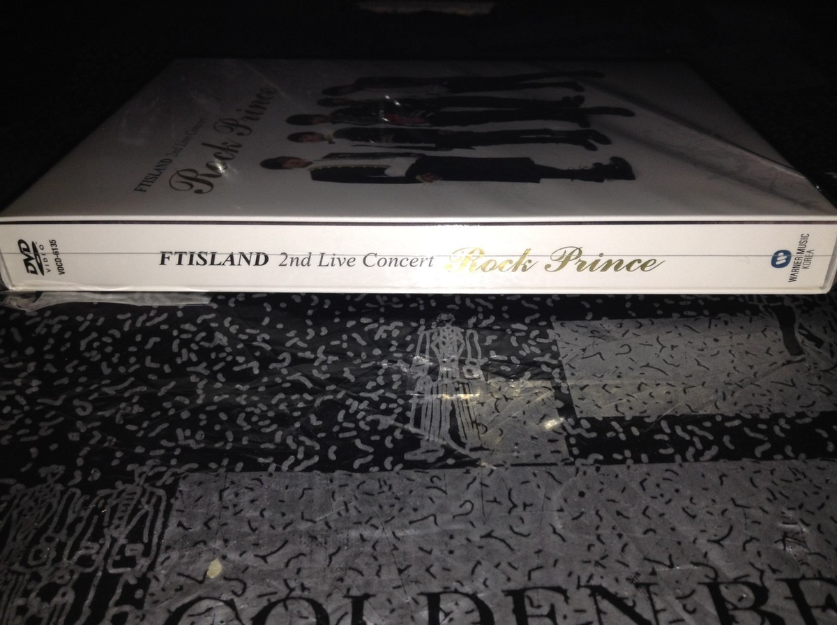 F.T Island - 2nd Live Concert Rock Prince CD DVD Korea Version 