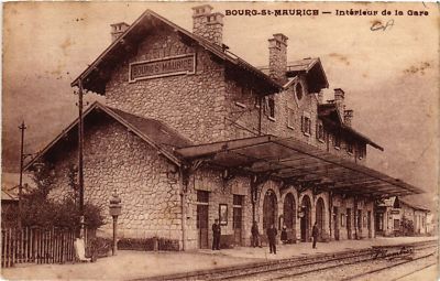 CPA AK BOURG-St-MAURICE - Intérieur de la Gare (651553)