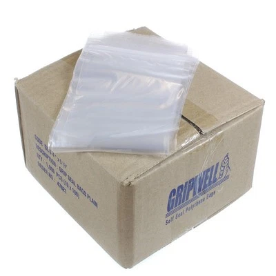 Grip Seal bags Resealable Clear Quality ZIP LOCK SIZES IN INCHES All Sizes