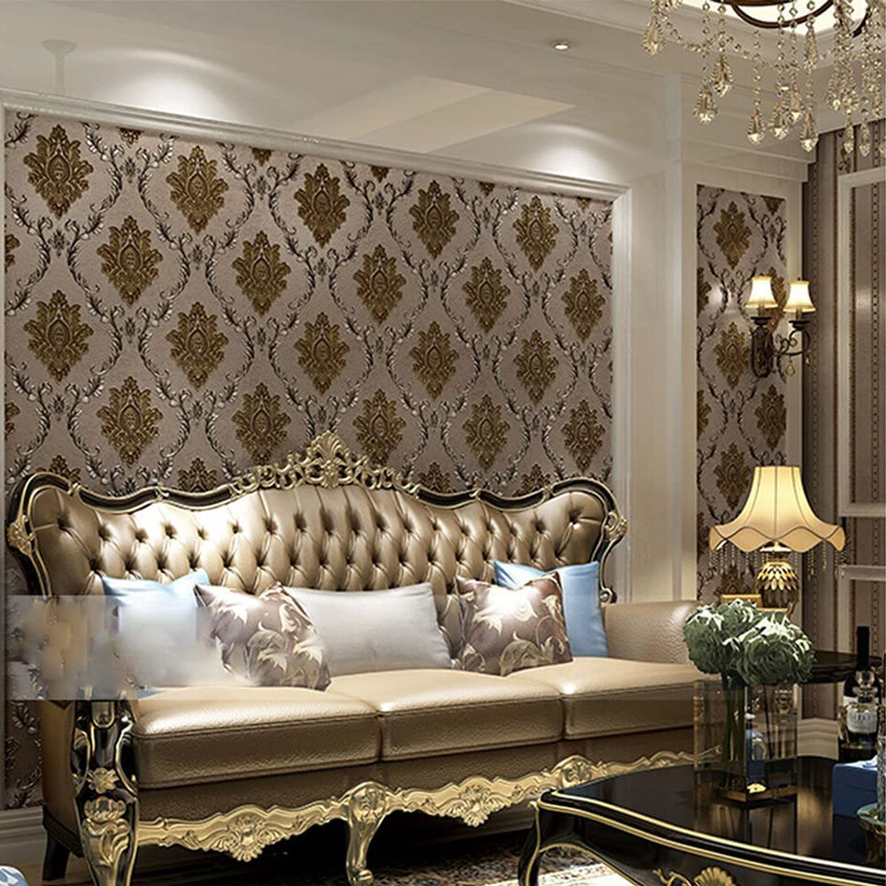 Gold Wallpaper Living Room Uk Matttroy