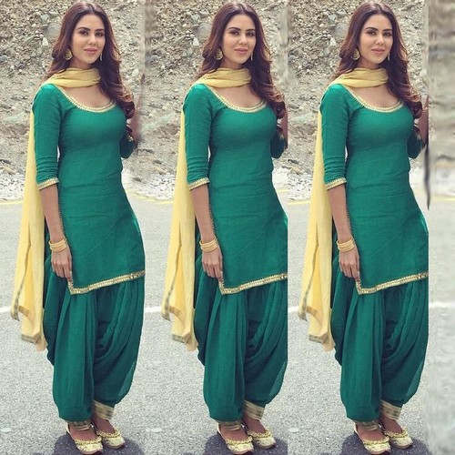 Patiyala Women Punjabi Suit Girl Dress 