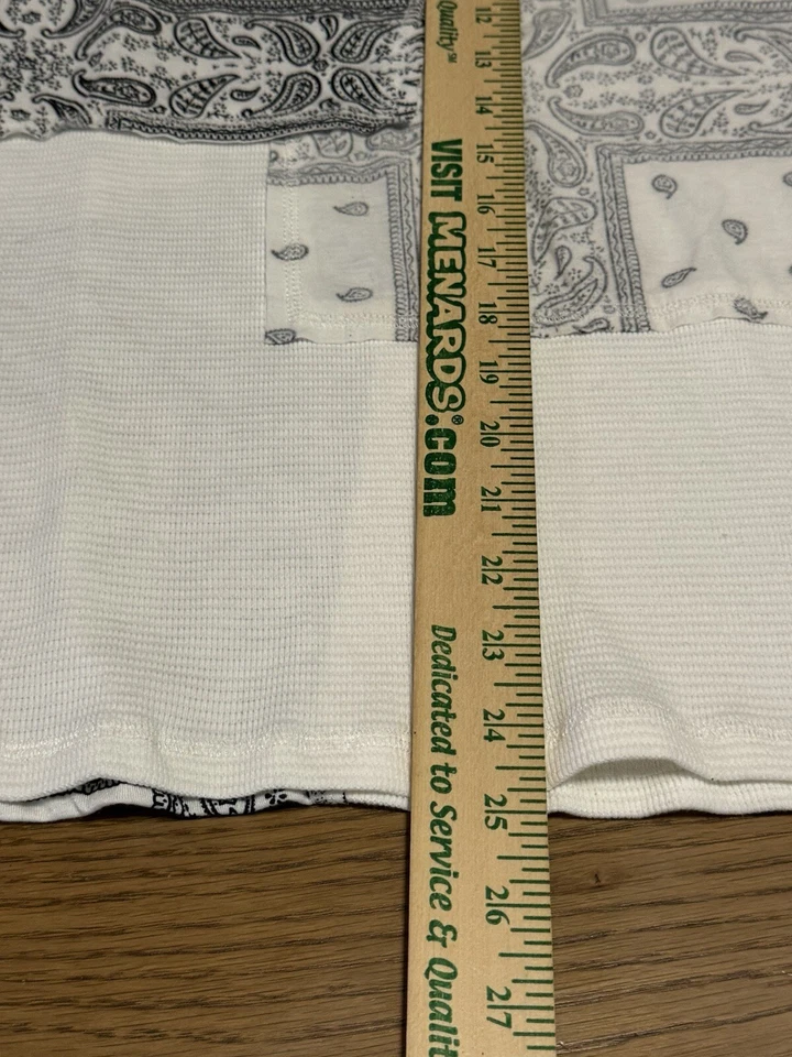 POL Anthropologie Size Large Oversized Relaxed Fit Knit Paisley V Neck Sweater - Image 3 of 4