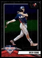 2019 Panini USA Baseball Stars & Stripes #46 Drew Romo Base Longevity