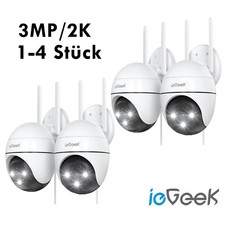 ieGeek 2K Überwachungskamera Aussen WLAN Kamera mit Cloud Speicher 2-Wege-Audio