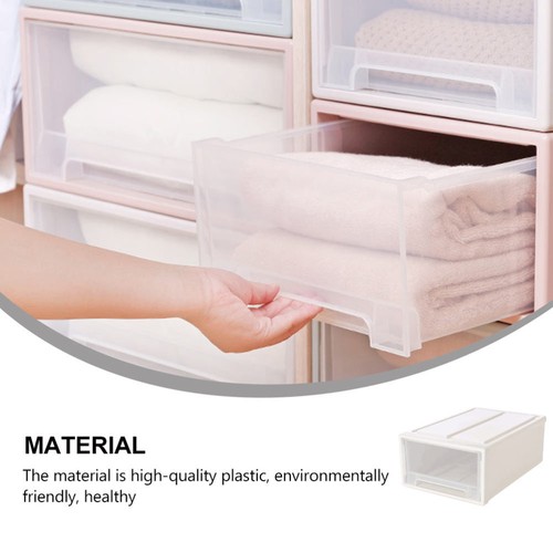 Plastic Drawer Storage Box Containers with Drawers Shelf Organizer Bins - Picture 3 of 12