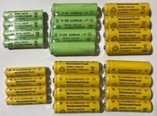 8-pcs 1.2v AA(300/600/800mAh)/AAA 600mAh And Ni-Cd/Ni-MH Rechargeable Battery