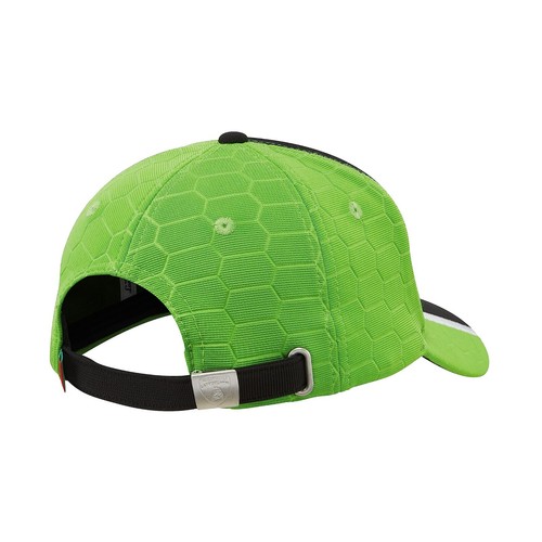 Gorra verde ajustable para automóviles Lamborghini Squadra carreras deportes de motor - Imagen 2 de 3