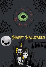 Digital Happy Halloween Card (Printable & Editable)