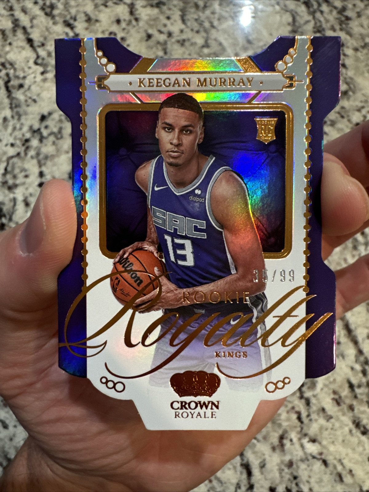2022-23 Panini Crown Royale Keegan Murray Rookie Royalty /99  #4 SP RC