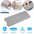 40"X16" Bath/Tub/Shower Extra Long Mat Anti Slip Antibacterial Machine Washable