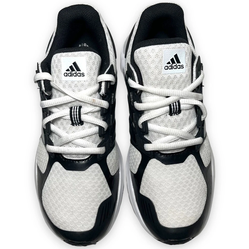 Adidas Duramo 8 Zapatos de Entrenamiento para Correr Gris Negro Blanco BA8093 Para Mujer Talla 6 EE. UU. Foto 3 de 4