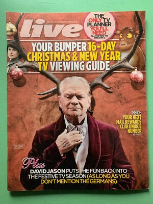 LIVE magazine 18-December-2011 DAVID JASON Westlife Christmas TV Guide (UK)