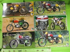 VMX Vintage Motocross Postcards 6 count 8"x4" Yamaha HL500 Jawa ISDT 402 CZ 250+