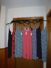 GAP Sleeveless Sundresses size XXL,L, Multi Color 100% rayon Elastic waist NWT
