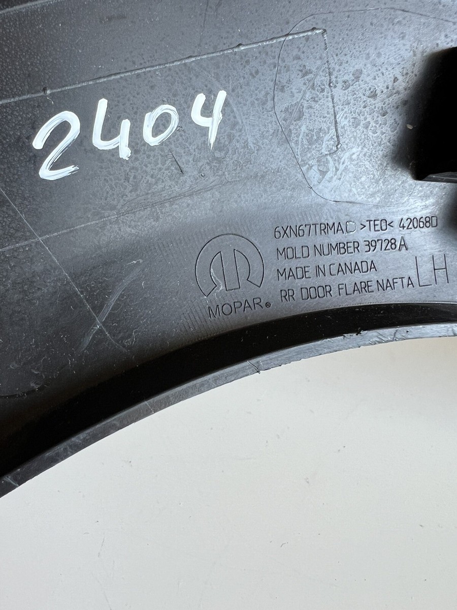 JEEP GRAND CHEROKEE L REAR LEFT QUARTER WHEEL ARCH FLARE JEEP GRAND CHEROKEE L REAR LEFT QUARTER WHEEL ARCH FLARE