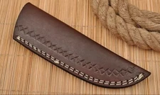 Handmade Leather Knife Sheath Fixed Blade Case Belt Leather Sheath