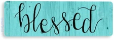 Blessed Tin Metal Sign Religion Spiritual Prayers Home Cottage Tin Sign B285 