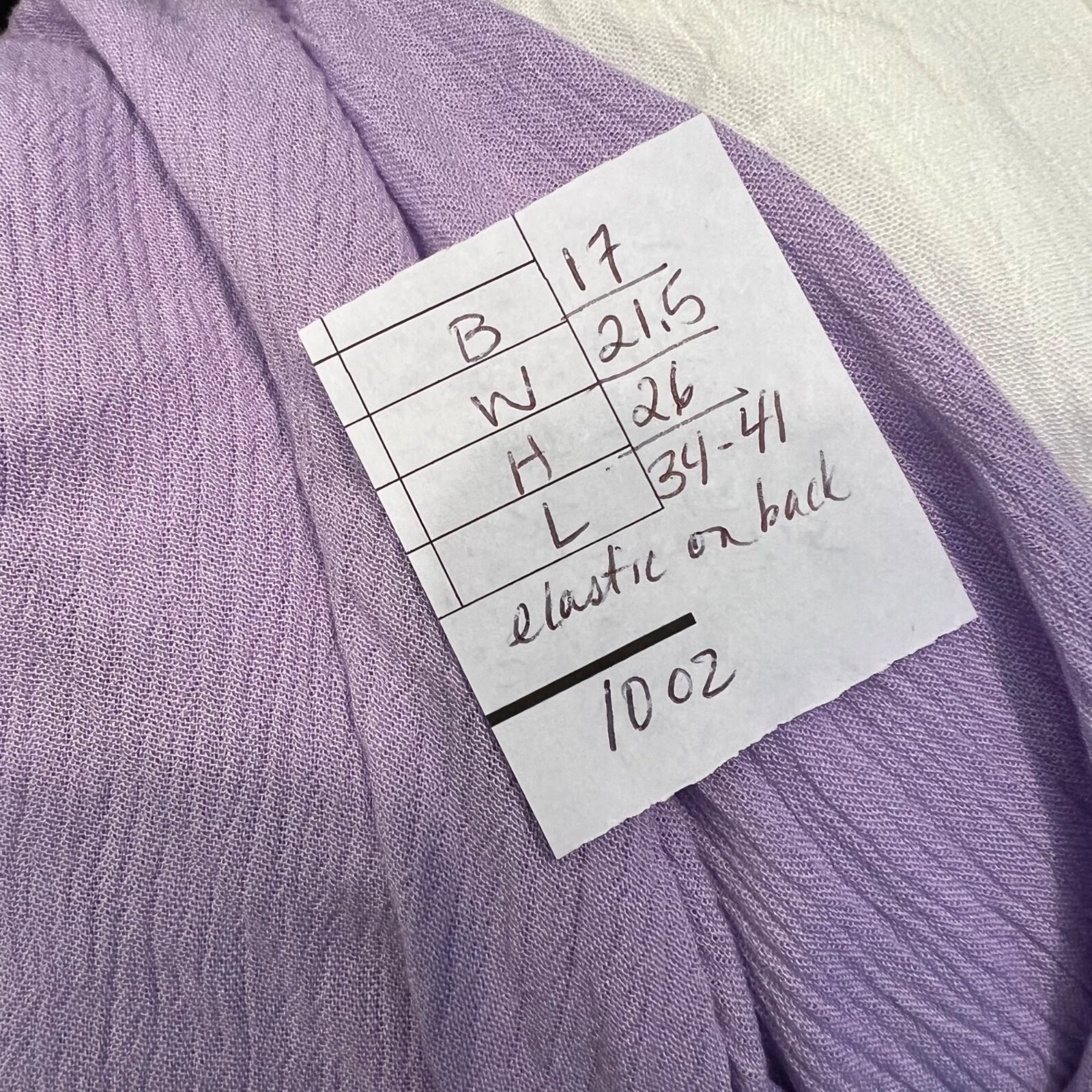 OFF WHITE Abito swing Saints & Hearts bianco sporco lilla taglia media nuovo con etichetta