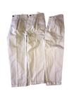 Orvis Mens Zipper Fly Straight Leg Chino Pants Khaki Tan Size 34 Lot Of 3 C25