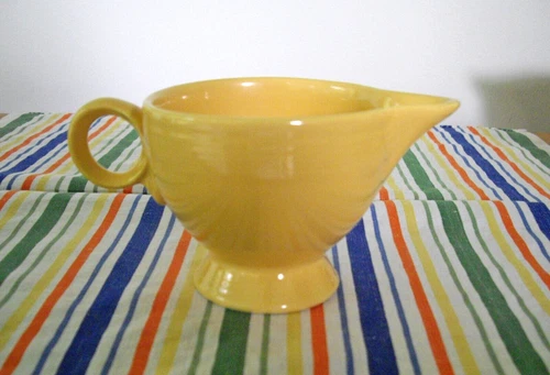 Vintage Fiesta Yellow Creamer ~