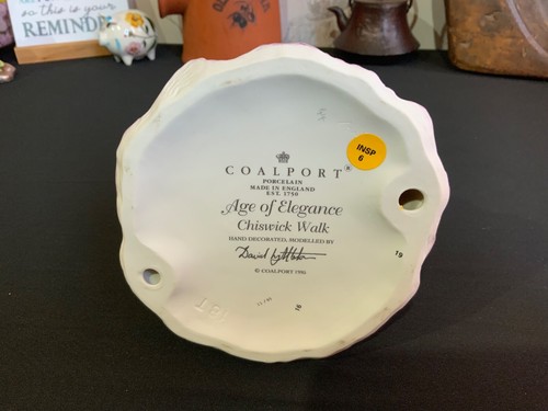 Figurina Coalport, Età dell'Eleganza, Passeggiata a Chiswick. Firmato David Lyttleton 11/95 - Foto 7 di 11