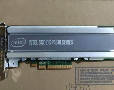 6.4TB Intel P4618 SSD DC PCIE SSD SSDPECKE064T801 MLC NVME 8.76PBW