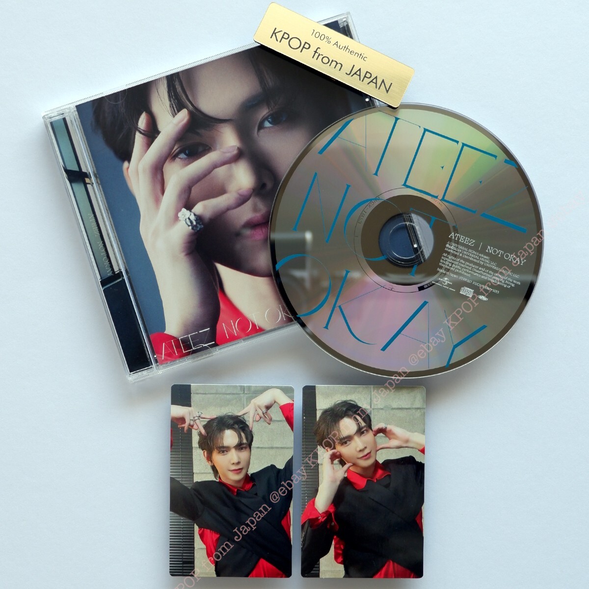 YEOSANG ATEEZ JAPAN NOT OKAY Solo ver. CD + 2Photocards Complete