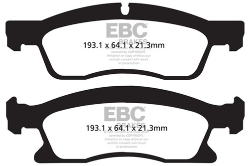 EBC USR Slotted Front Rotors (308x28mm) | 03 Dodge Durango 4.7