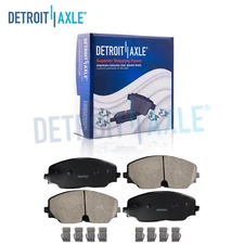 Pair Front Ceramic Pads w/ Hardware for 2018 - 2023 Volkswagen Atlas Cross Sport