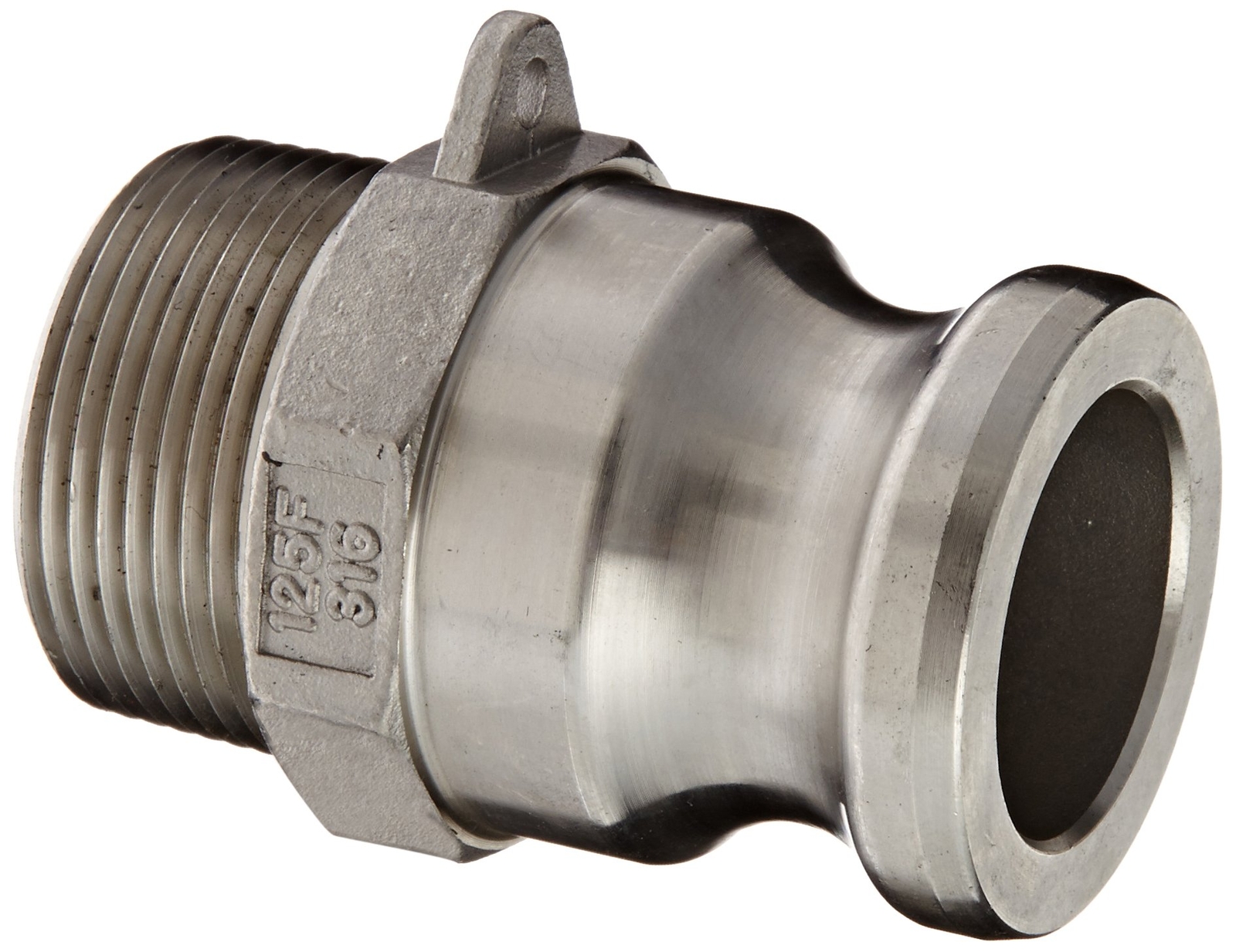 Dixon G125-F-SS 316 Stainless Steel Cam and Groove Global Type F Coupling