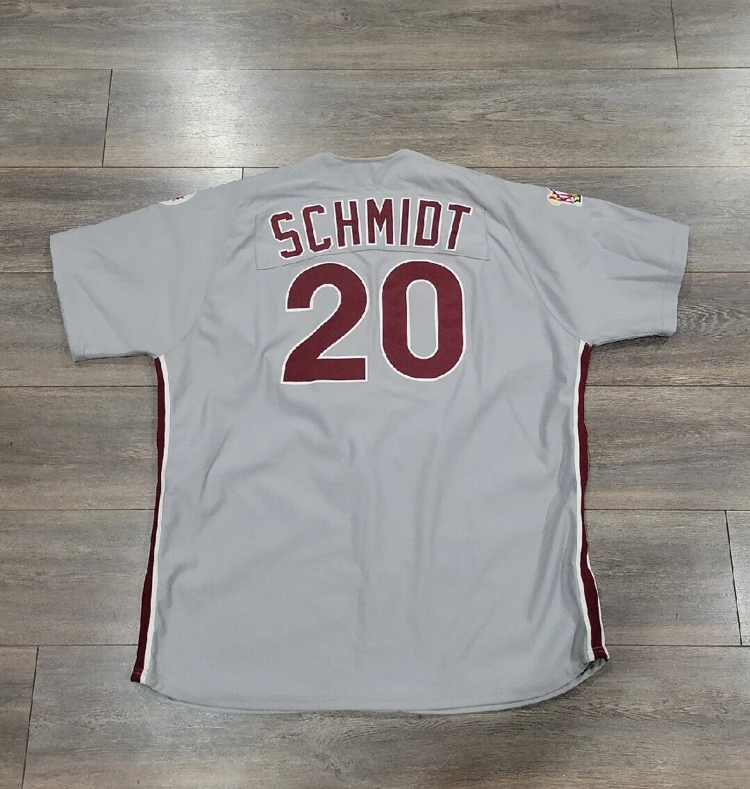1989 AUTHENTIC VINTAGE MIKE SCHMIDT PHILLIES JERSEY 56 3XL