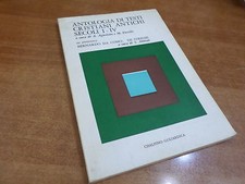 ANTOLOGIA DI TESTI CRISTIANI ANTICHI SECOLI I - IV Ed. Cisalpino Goliardica 1979